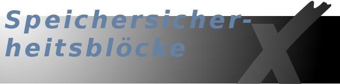 Speichersicherheitsblöcke